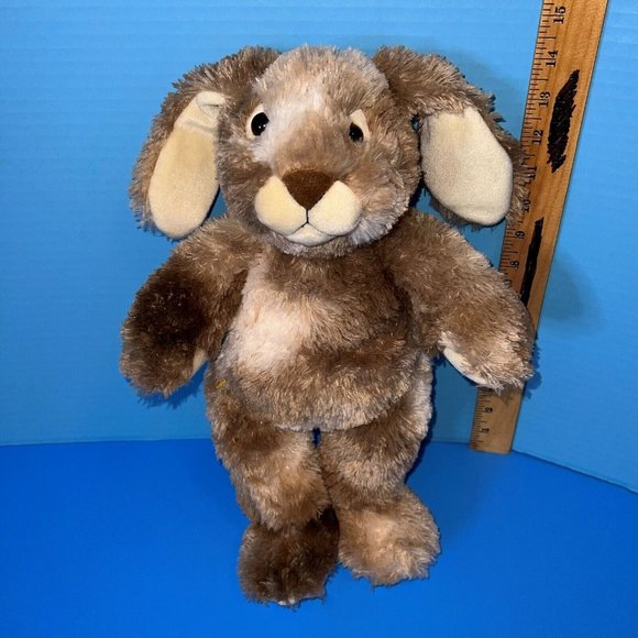 Build A Bear European Rabbit Hare Bunny Brown 16" Plush Zoo Stuffed Animal BAB
